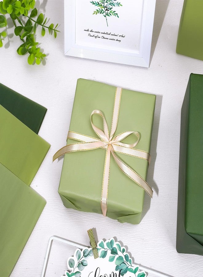 Whaline 90 Sheet Sage Green Tissue Paper Assorted Gradient Green Gift Wrapping Paper 13.8 x 19.7 Inch Sage Green Art Craft Tissue Paper for Gift Bags Baby Shower Wedding Birthday Party Decor - Image 5